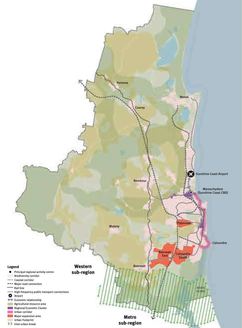 The Northern sub-region in South East Queensland’s regional plan¹